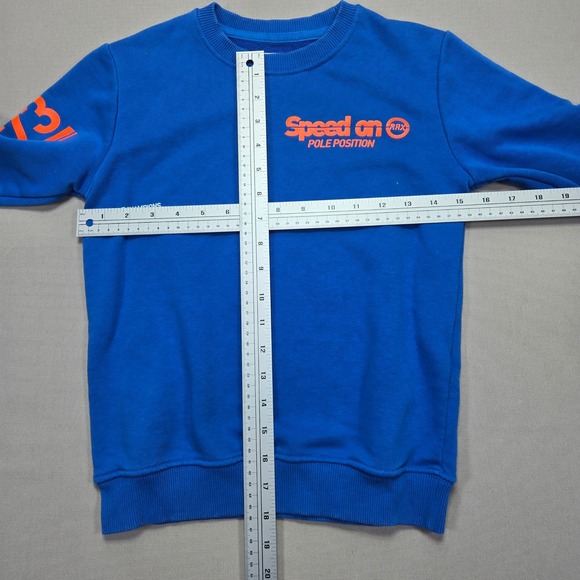 STC Graphic Print Sweatshirt Speed On Pole Position‎ Pullover Top Kids - Picture 12 of 12